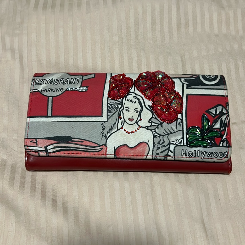 Vintage Red Wallet
